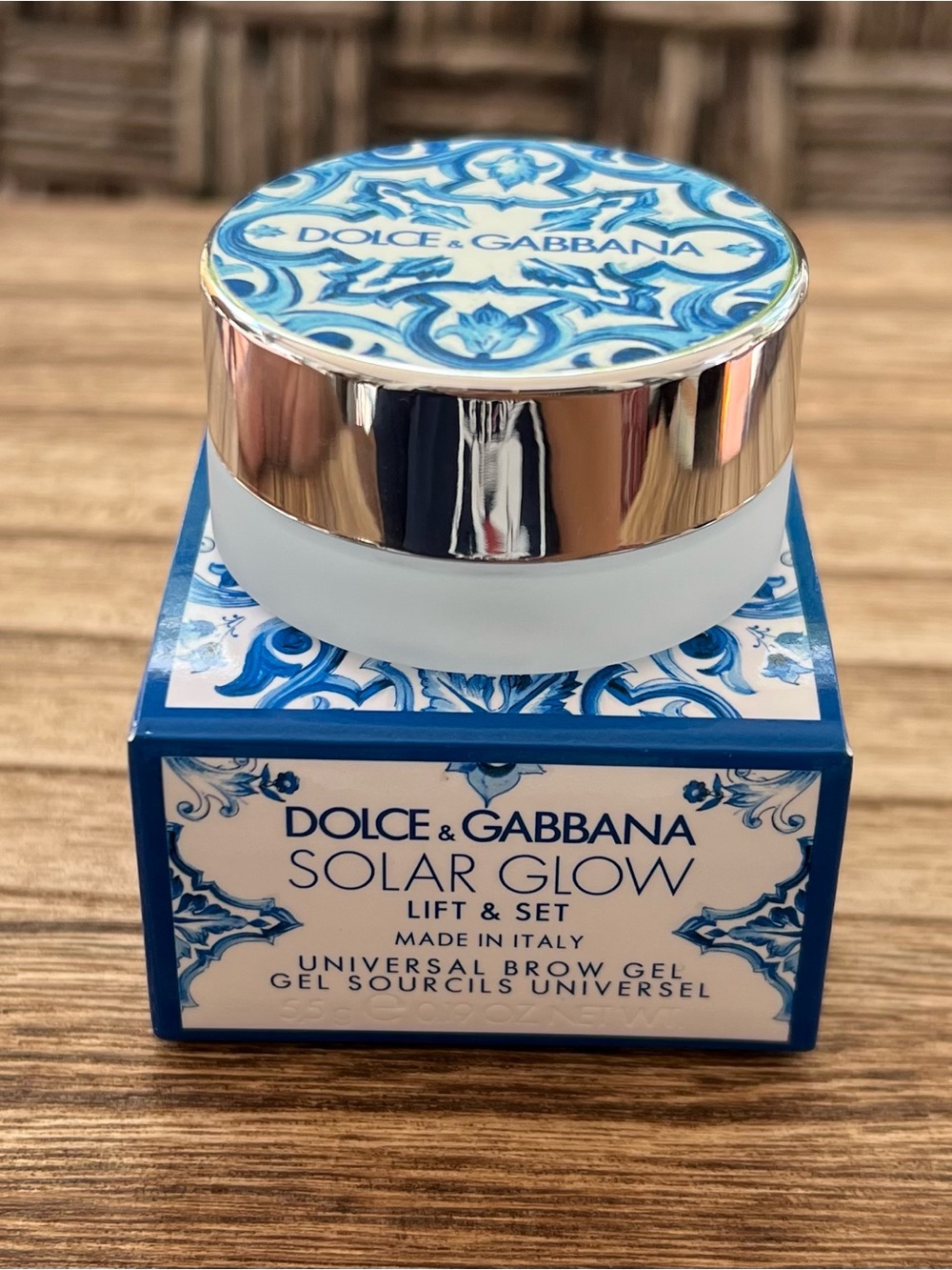 NIB Dolce & Gabbana Solar Glow Lift & Set Universal Brow Gel